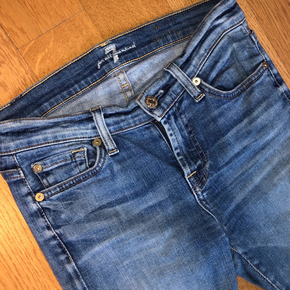 7 for all Mankind Denim ankle Skinny jeans